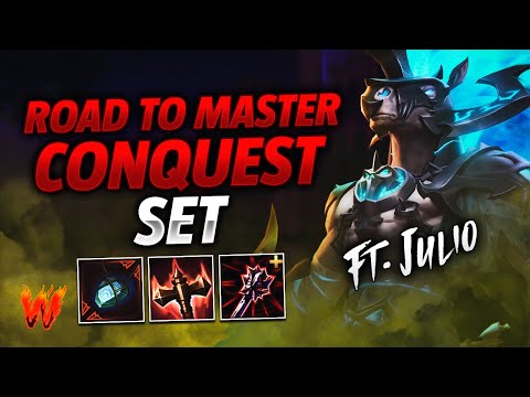 SET, VOLVIENDO DONDE NOS GUSTA ESTAR ft. Julio - Warchi - Smite Road to Master Conquest