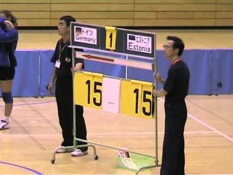 Indiaca WM 2004 Women final Estonia vs Germany