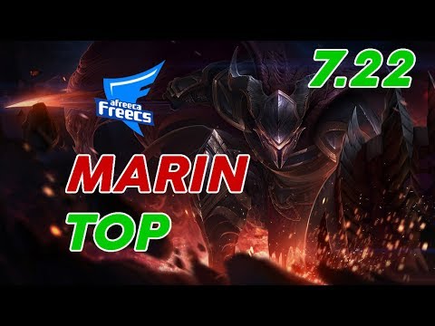 Afreeca Freecs MaRin Pantheon Top Patch 7.22 Pro Replay