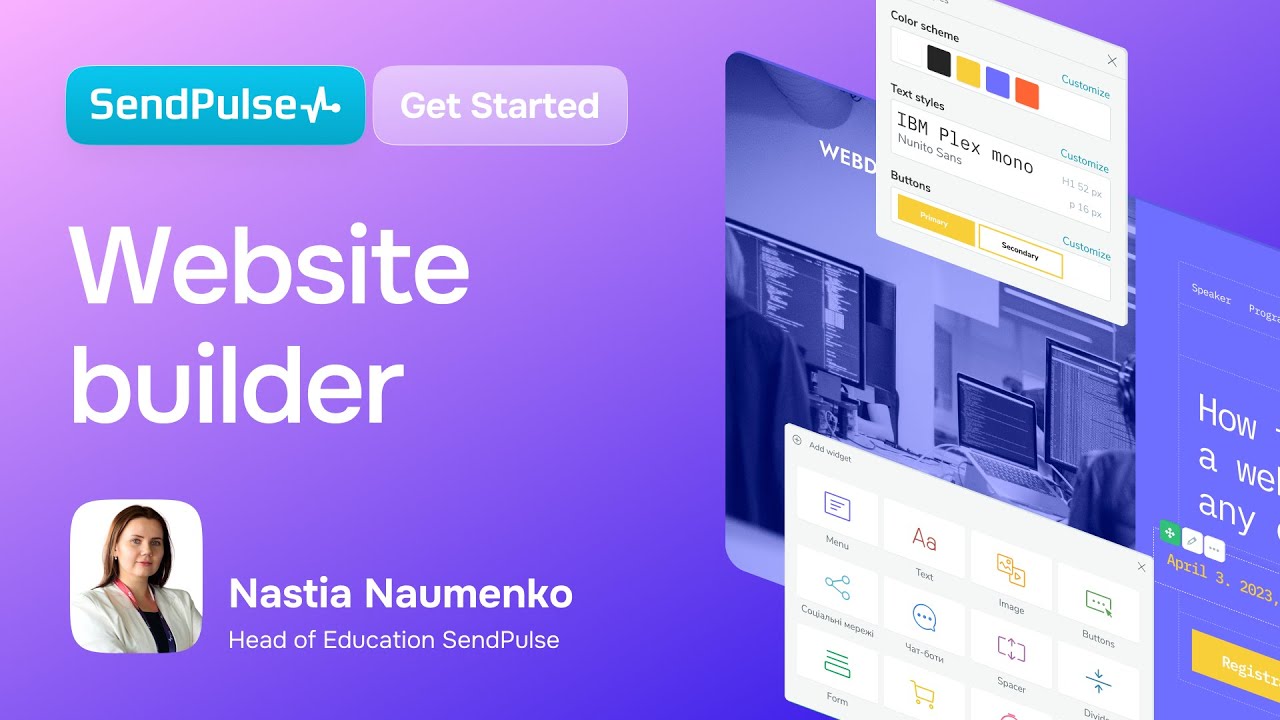 Website Builder: Explore SendPulse Demo