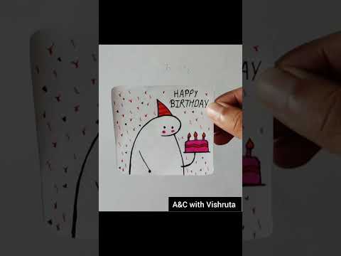 Die cute birthday card for your loved ones 💖#crafting #cardcreations