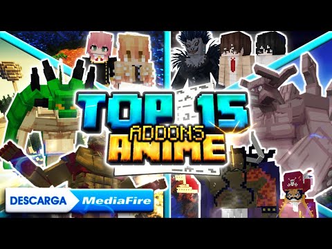 DarliCraft - 🏆TOP 15 BEST ANIME ADDONS for MINECRAFT PE 1.20 (One Piece, Naruto, Dragon Ball, etc.) by MEDIAFIRE 👒