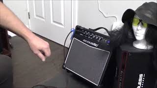 Video thumbnail for Acoustic G20 Electric Guitar Amp Review by Kevys RC & Music