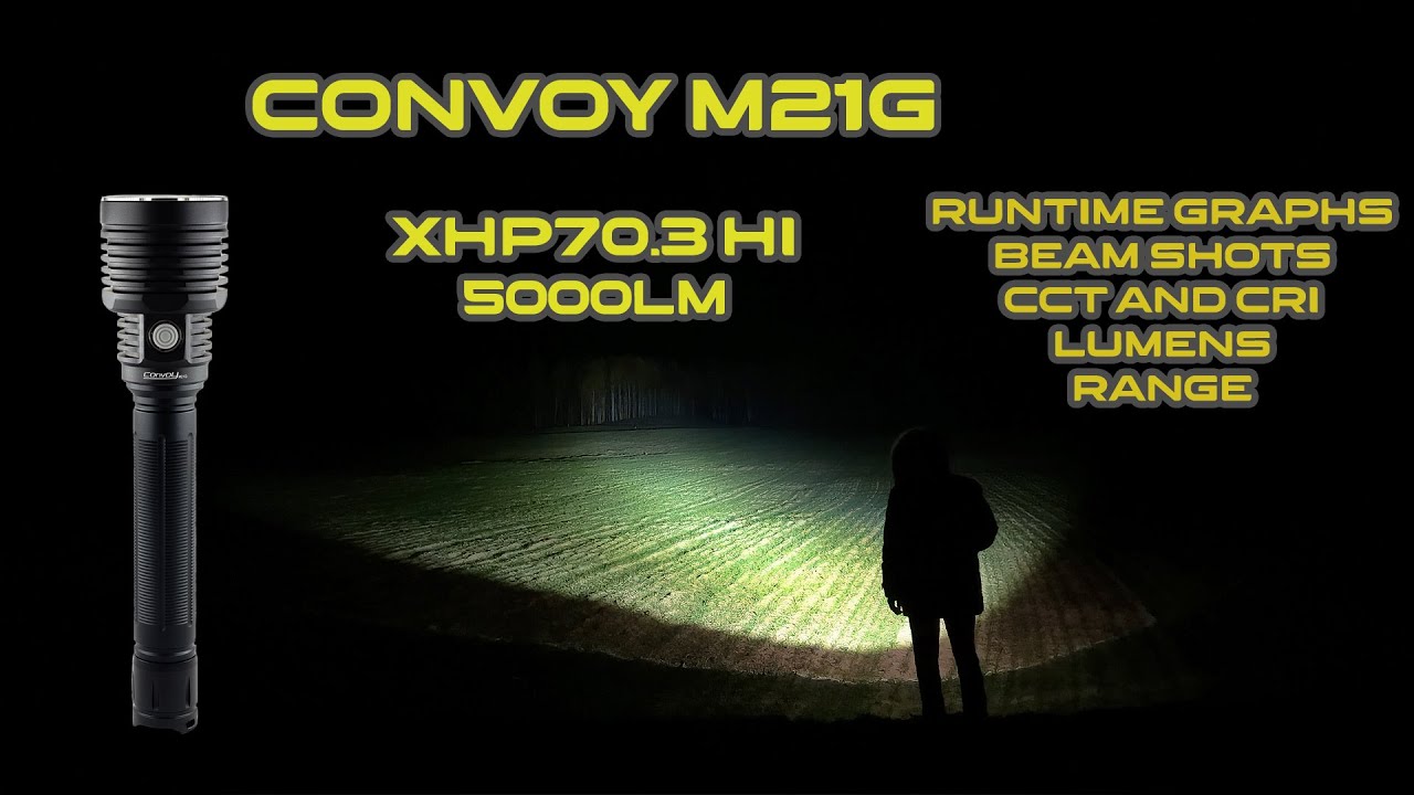 [Review] Convoy M21G XHP70.3 HI 6500K 5000lm - 21700 Flashlights ...