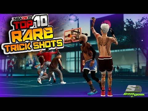 NBA 2K19 TOP 10 RARE TRICK SHOTS & Lucky Buckets! #49