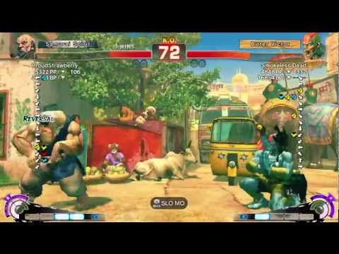 ProudStrawberry (Gouken) vs Smokeless Dead (Dhalsim) - AE2012 Endless Matches *720p HD*