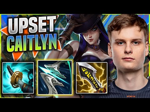 UPSET IS A MONSTER WITH CAITLYN! - FNC Upset Plays Caitlyn ADC vs Kai'sa! | Season 11