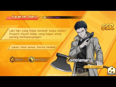 Trick Gacha Zombie Man cuma 20 Black Ticket Hoki Parahhh OPM STRONGEST