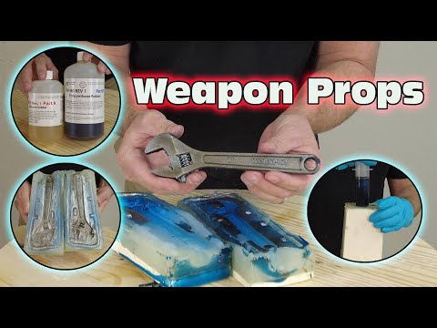 Casting Rubber Weapon Props With FP-90