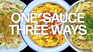 Quick and Easy Vegan Cashew Cream Sauce Pasta: 3 Ways (Spicy Elote + Pot Pie + Italian Sausage)