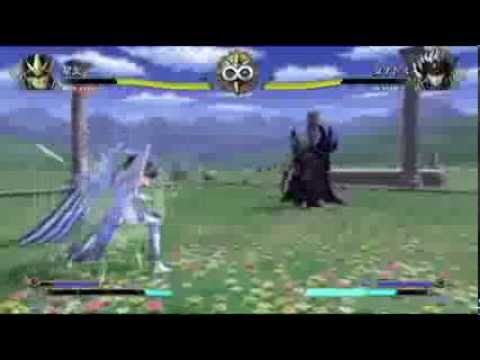 CDZ Bravos Soldados: Seiya (Armadura Divina) VS Thanatos - Elísios