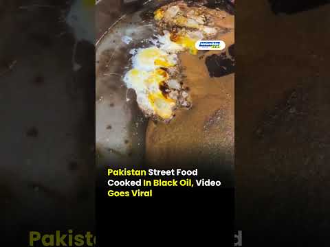 Pakistan Street Food Cooked In Black Oil, Video Goes Viral