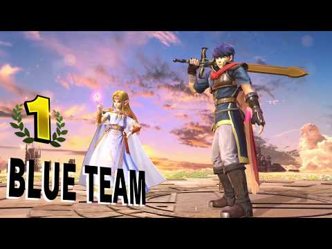 Falco and Zelda vs Larry and Wii Fit Trainer- Super Smash Bros. Ultimate