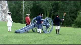preview picture of video 'Fort Frederick cannon firing'