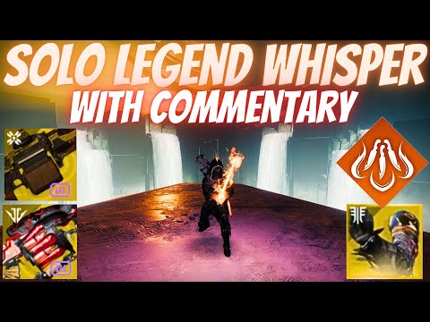Solo Flawless Legend Whisper With Commentary- Solar Hunter