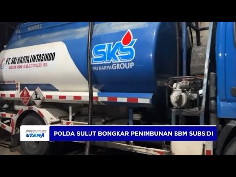 POLDA SULUT BONGKAR PRAKTIK PENIMBUNAN BBM