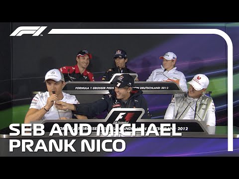 When Michael Schumacher and Sebastian Vettel Pranked Nico Rosberg
