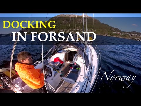 Sailboat Docking - Docking in Forsand, Lysefjord