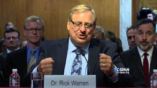 Pastor Rick Warren: “The church invented the hospital.” (C-SPAN)
