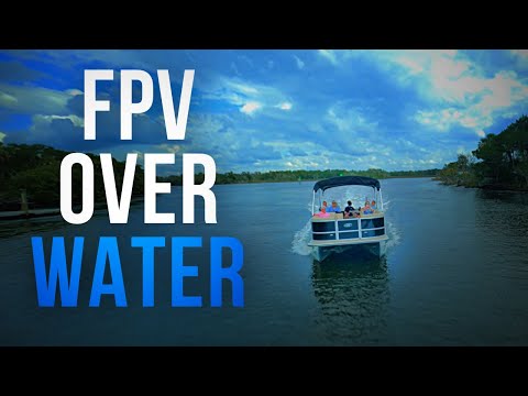 HOW to FLY an FPV DRONE from a MOVING BOAT