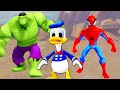 SuperHeroes Fun Time Spiderman Marvel Hulk Lightning McQueen Donald Duck Kids Songs