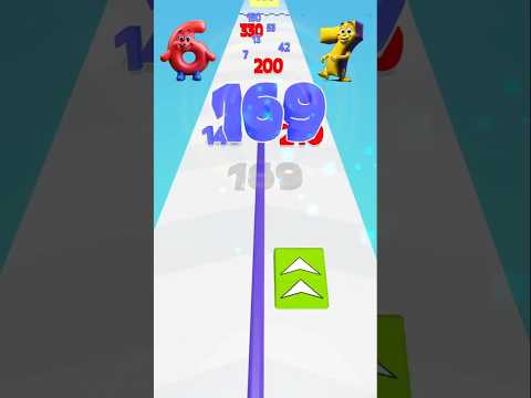 1083 NUMBER CAN RELATE-NUMBER STACK RUN #gaming #numbers #shorts