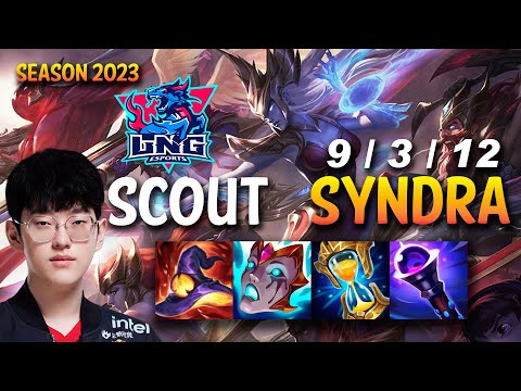 LNG Scout SYNDRA vs RYZE Mid - KR Ranked