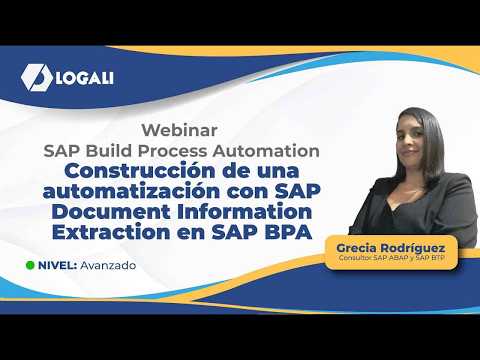 Construcción de una automatización con SAP Document Information Extraction en SAP BPA