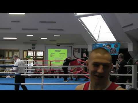 Ryan Gbyl Górnik Sosnowiec vs Antoni Brzozok BKS Jastrzębie Kategoria Junior waga 64 kg