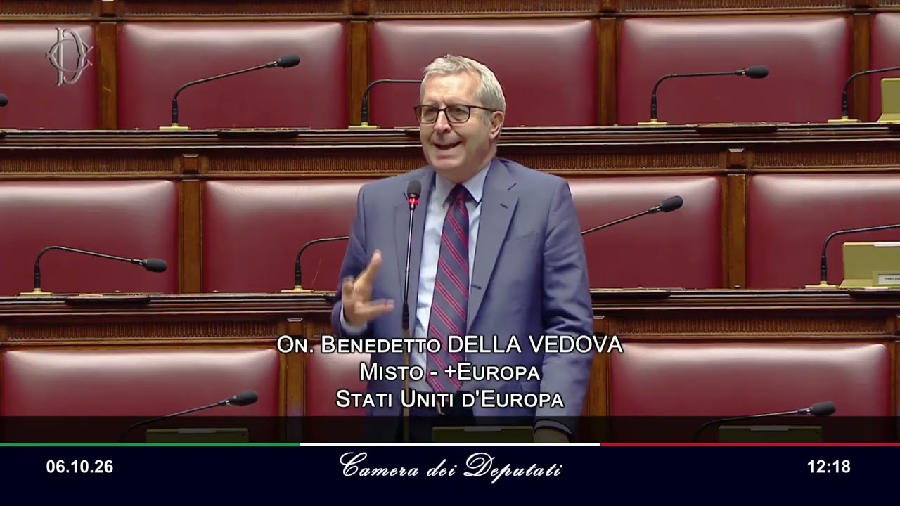 DELLA VEDOVA CONTRO IL GOVERNO: «LA RIFORMA ELETTORALE È UN SURROGATO PER DARE POLTRONE ALLA LEGA»