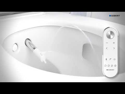 Geberit AquaClean - Elektronický bidet s keramikou, SoftClosing, lesklý chrom 146.212.21.1