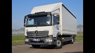Camion cu prelata culisanta Mercedes-Benz ATEGO 1524 AIRCO TAILLIFT | Imagine 4 - Autoline