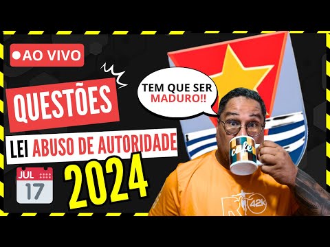 🚓 GCM VITÓRIA -  QUESTÕES LEI DE ABUSO DE AUTORIDADE [ lei 13.869 de 2019 ]