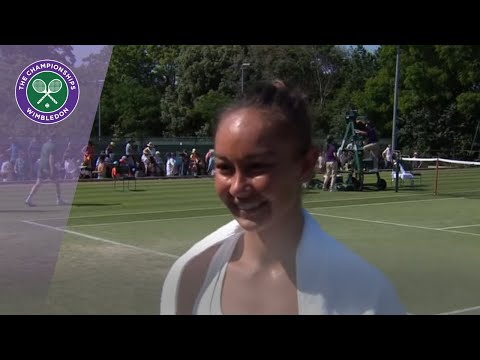 Lesley Kerkhove on beating Lisicki to reach the Wimbledon 2019 main draw