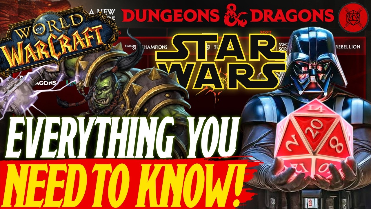 STAR WARS & WORLD OF WARCRAFT Are the FUTURE Of D&D?
