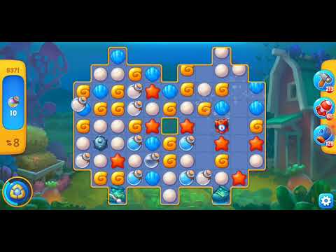 Fishdom. 8371 level no boosters and diamonds. 12 moves