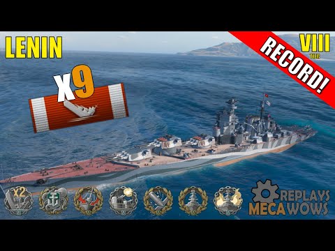 Lenin 9 Kills & 213k Damage | World of Warships Gameplay