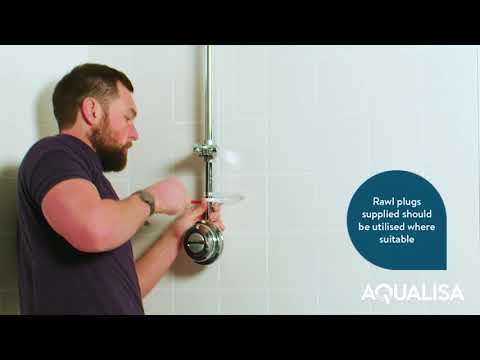 How to install an exposed Aqualisa Quartz smart shower system
