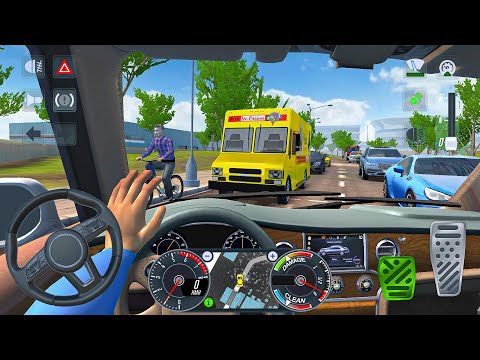 City Taxi Driving Simulator: Bentley Mulsanne city VIP car driving Taxi sim - car android gameplay