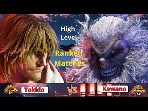 Tokido (Ken) vs Kawano (Akuma) - Street Fighter 6 - Ranked Matches