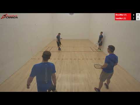 2018 Canadian Racquetball National Championships - Men's Doubles Final