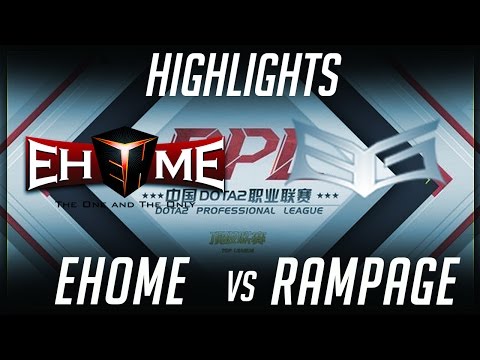 EHOME vs Rampage DPL 2017 Highlights Dota 2 by Time 2 Dota #dota2
