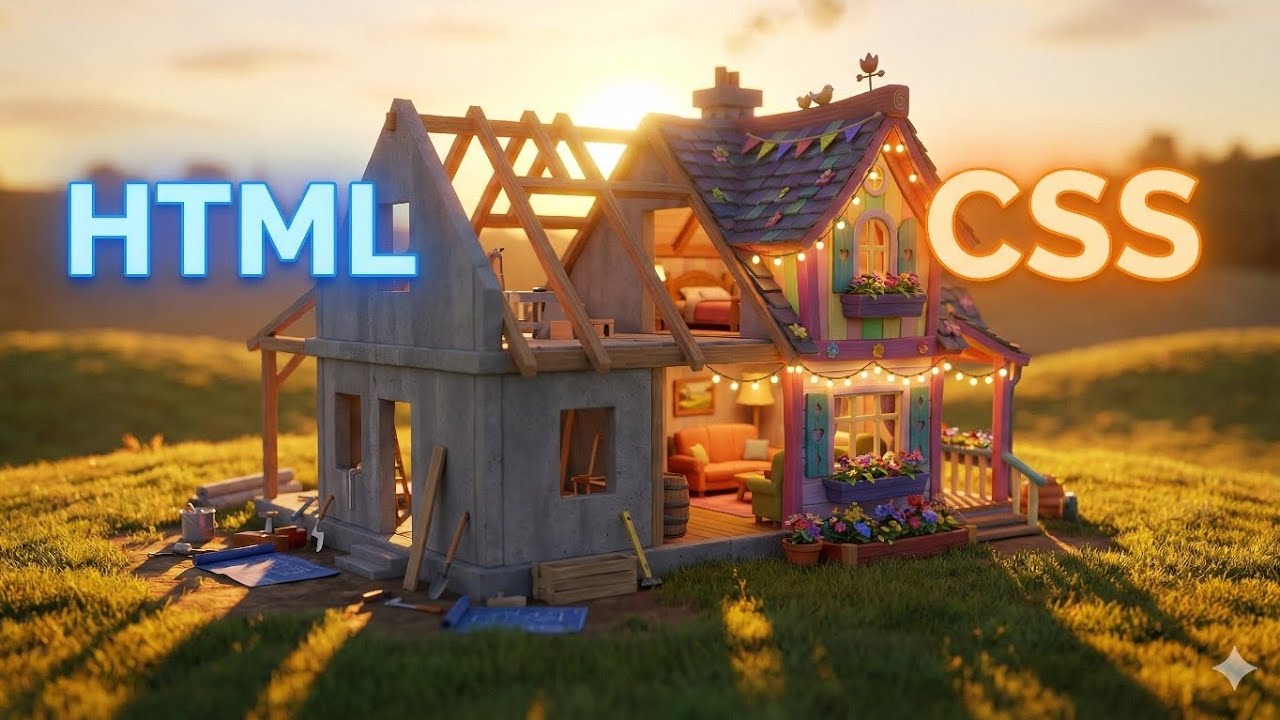 HTML vs CSS — What’s the Difference? | Simple Explanation for Beginners (30 Sec)#codingtips #css 