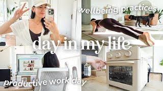 🧘🏻♀️ Day in My Life | Peaceful Morning, Wellbeing Practices, Therapy, & Productive Work Day