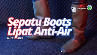 Sepatu Boots Lipat Anti-Air (NH21FS020) | UNBOXING
