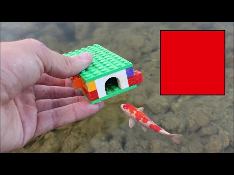 WORLDS smallest FISH-TRAP!! LEGO AND Flex seal