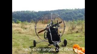 preview picture of video 'Trike Flug Winni und Fliehmann August 2013'