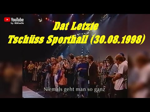 Alle Künstler - Niemals geht man so ganz (Dat Letzte Tschüss Sporthall 30.08.1998)