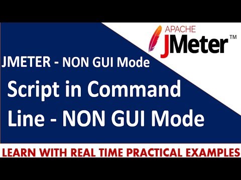 JMeter Tutorials | How to run JMeter script in Command Line - NON GUI Mode