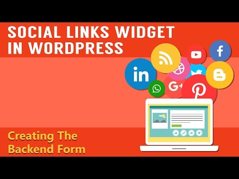 Learn How To Integrate The Social Links Widget in Your WordPress - Part 3